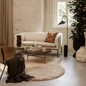 Herringbone narzuta 120x180 cm - dark coffee - Ferm Living