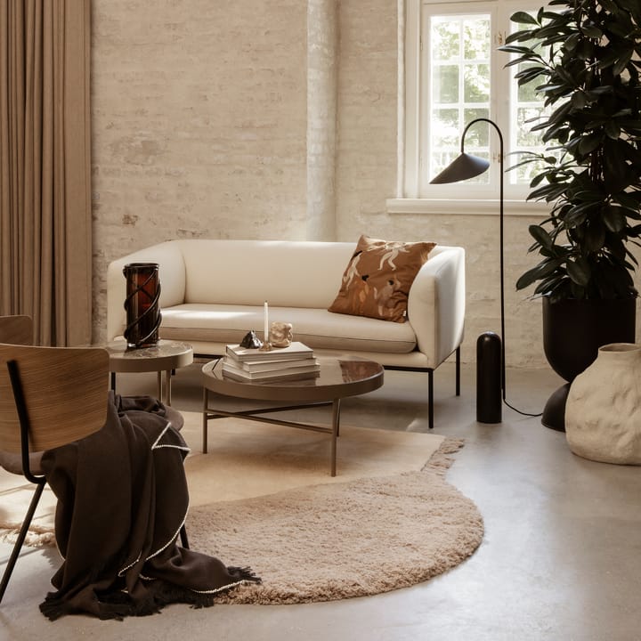 Herringbone narzuta 120x180 cm, dark coffee Ferm Living