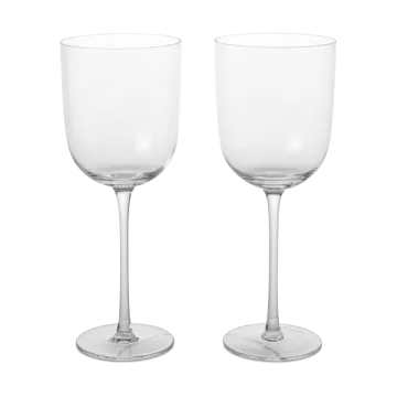 Host kieliszki do czerwonego wina 360 ml, 2‑pak - Jasne - Ferm Living
