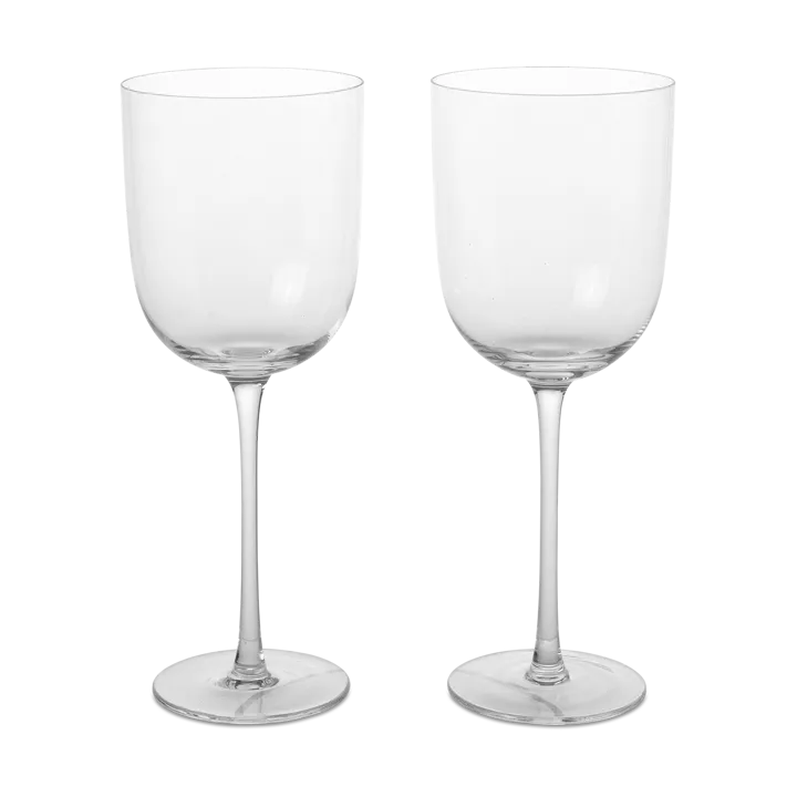 Host kieliszki do czerwonego wina 360 ml, 2‑pak - Jasne - Ferm Living