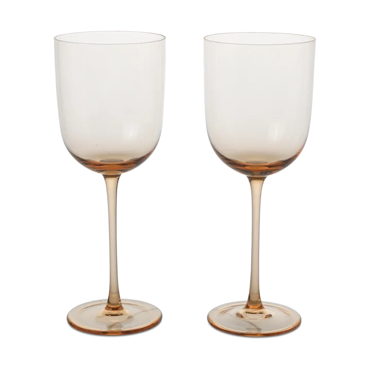 Host kieliszki do czerwonego wina 360 ml, 2‑pak - Rumieniec - Ferm Living