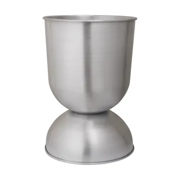 Hourglass doniczka, duża Ø50 cm - Aluminium - Ferm Living