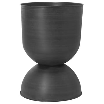 Hourglass doniczka, duża Ø50 cm - Black-dark grey - Ferm Living
