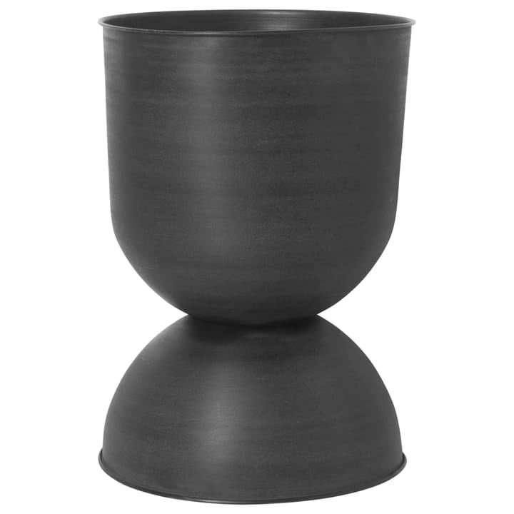 Hourglass doniczka, duża Ø50 cm - Black-dark grey - ferm LIVING