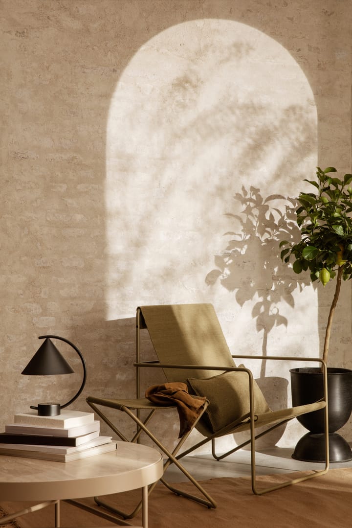 Hourglass doniczka, duża Ø50 cm, Black-dark grey Ferm Living
