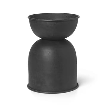 Hourglass doniczka extra small Ø21 cm - Black-dark grey - Ferm Living