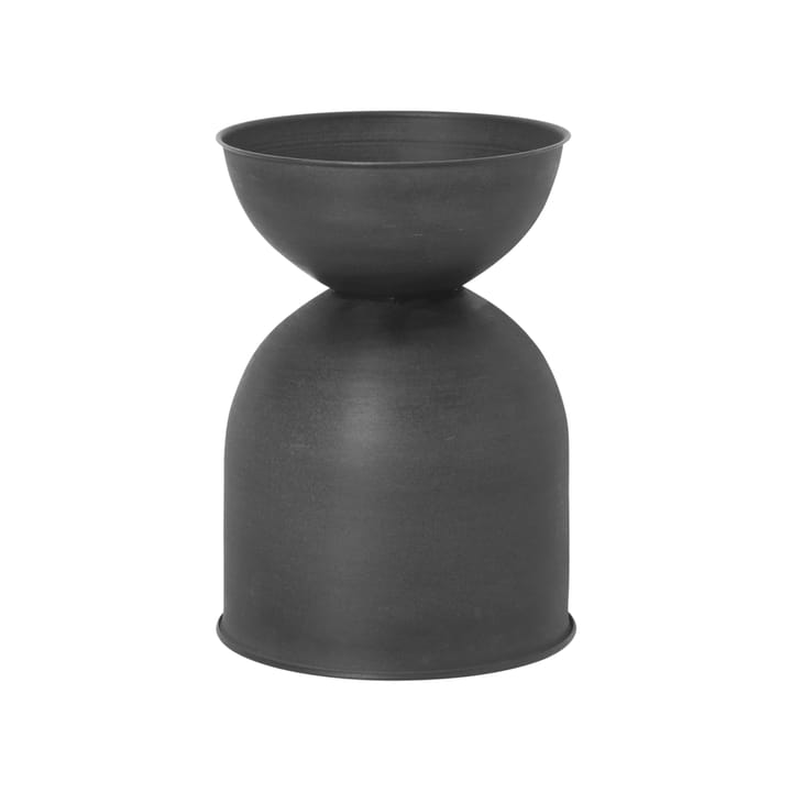 Hourglass doniczka, mała Ø31 cm - Black-dark grey - Ferm LIVING