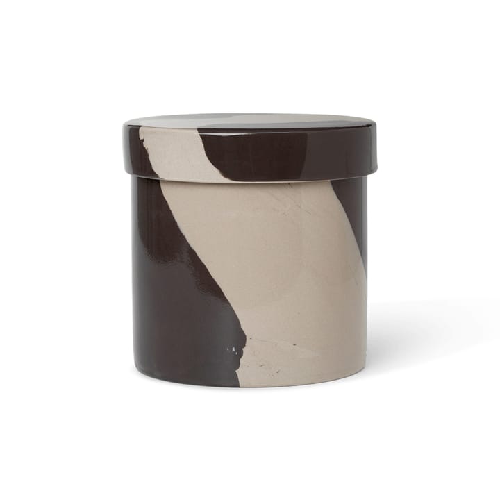 Inlay pojemnik do przechowywania Ø14.5 cm, Sand-brown Ferm Living