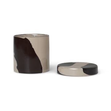Inlay pojemnik do przechowywania Ø9.8 cm - Sand-brown - Ferm Living