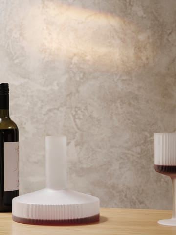 Karafka do wina Ripple - Frosted - Ferm Living