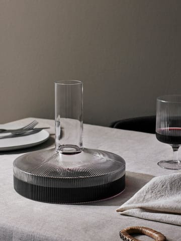 Karafka do wina Ripple - Jasne - Ferm Living