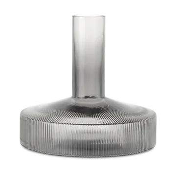 Karafka do wina Ripple - Popielaty dymiony - Ferm Living