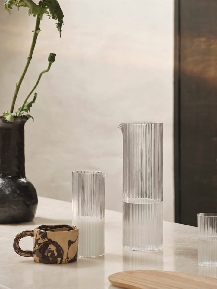 Karafka do wody Ripple 1,12 L, Clear Ferm Living