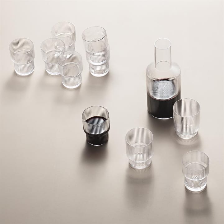 Karafka Ripple, Przezroczysta Ferm Living