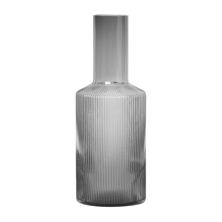 Karafka, szkło ryflowane - smoked grey - Ferm LIVING