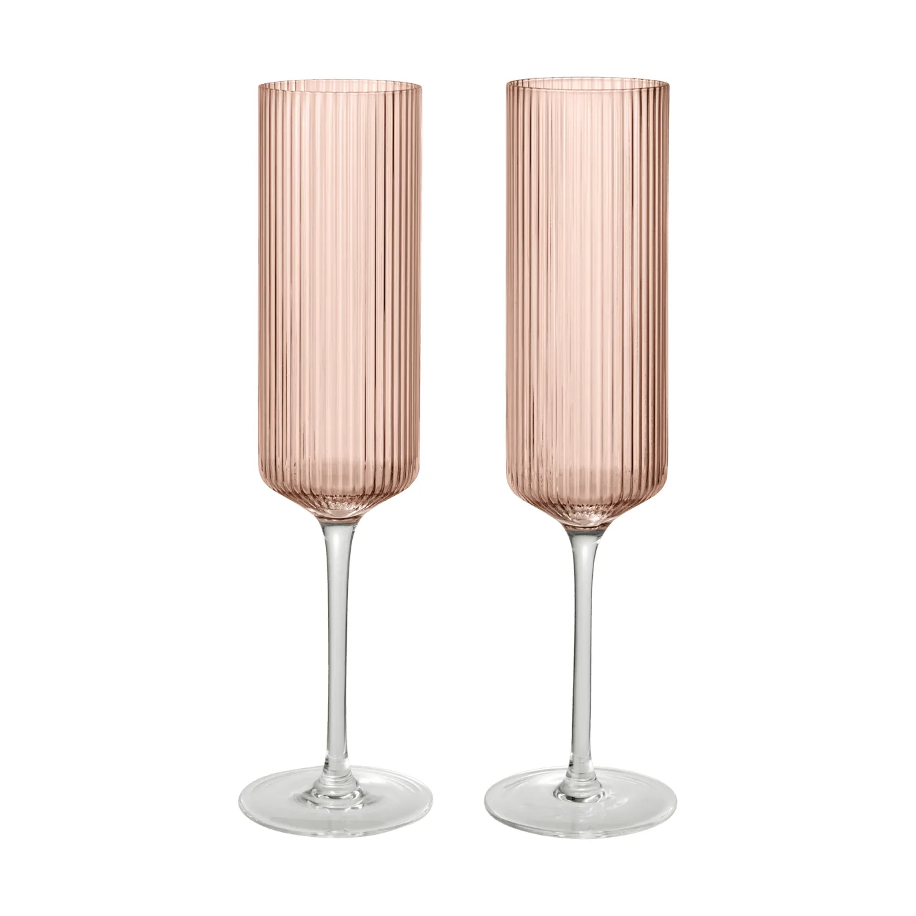 Kieliszki do szampana Ripple 150 ml, 2 sztuki, Blush Ferm Living