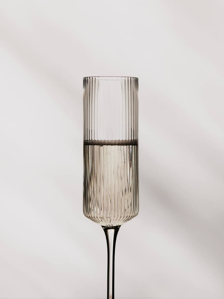 Kieliszki do szampana Ripple 150 ml, 2 sztuki, Przezroczysty Ferm Living