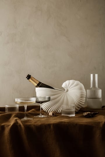 Kieliszki do szampana Ripple 2 szt. - Przezroczyste - Ferm Living