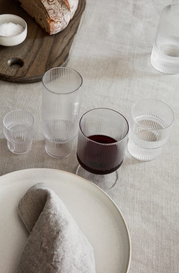 Kieliszki do wina Ripple 2 szt. - Przezroczyste - Ferm Living