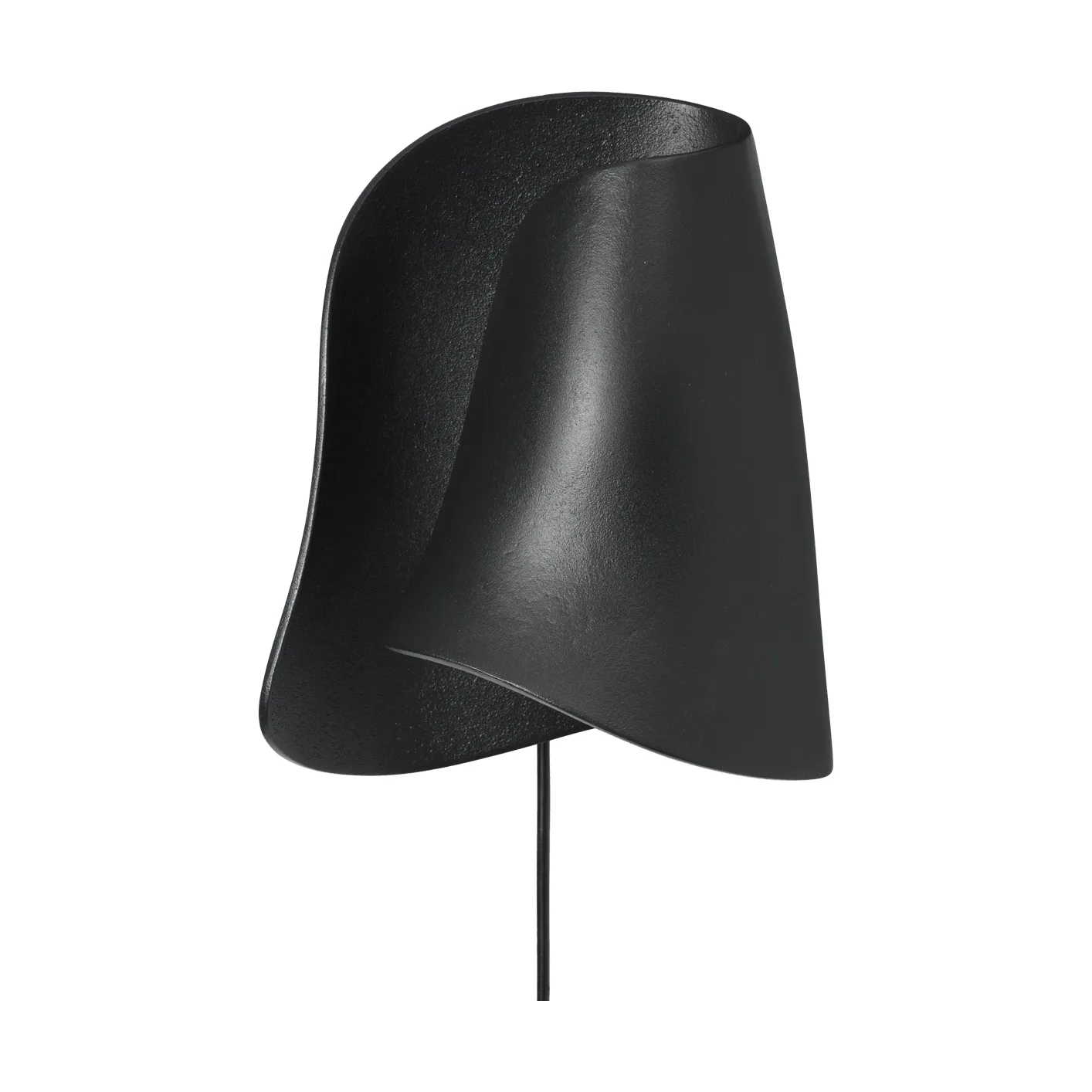 Kinkiet Oyster wall sconce, Black Ferm Living