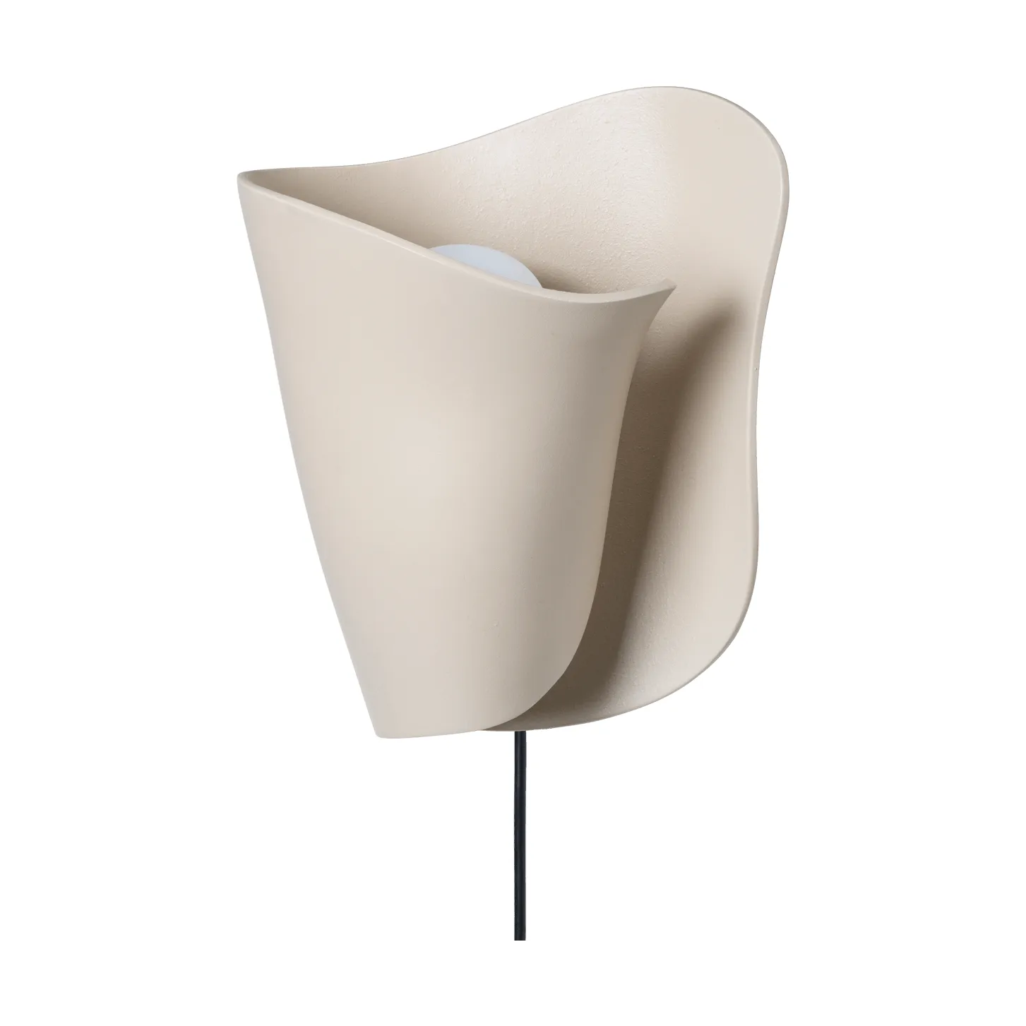 Kinkiet Oyster wall sconce, Light cashmere Ferm Living