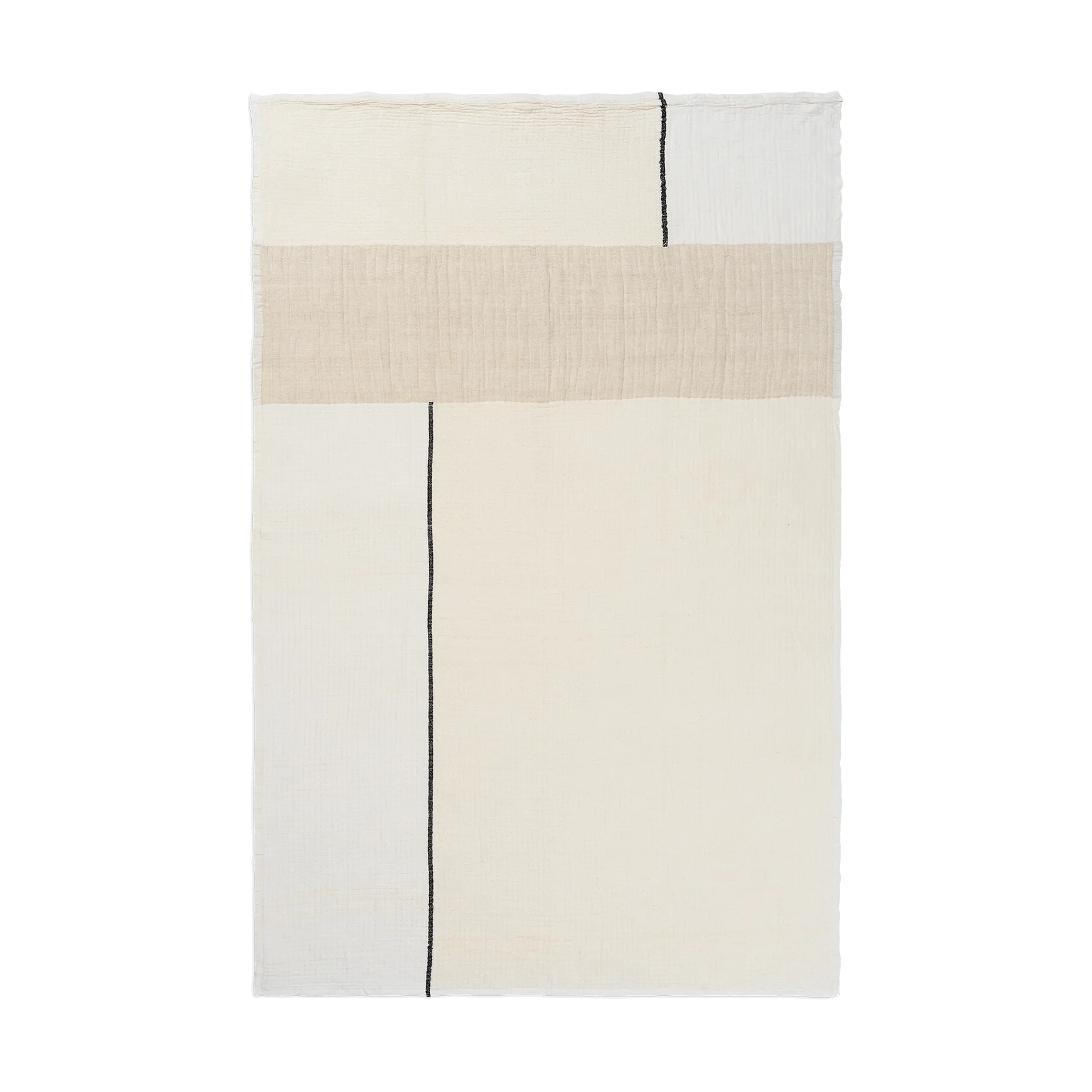 Koc Dela 120x170 cm, Natural-Off-white Ferm Living