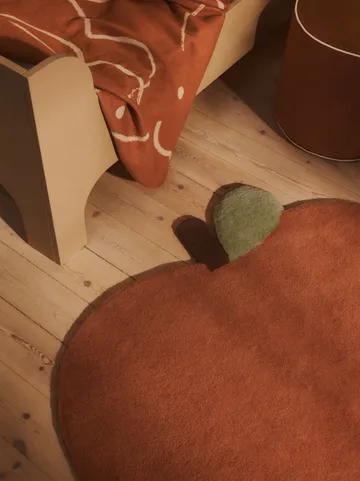 Koc Skye - Sienna-parchment, 80x120 cm - Ferm Living