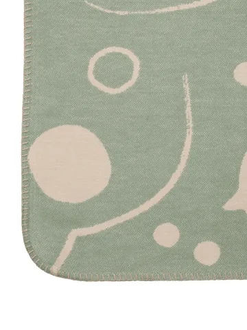Koc Skye - Tea green-parchment, 80x120 cm - Ferm Living