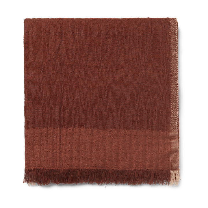 Koc Weaver 120x170 cm - Czerwono-brązowy - Ferm LIVING