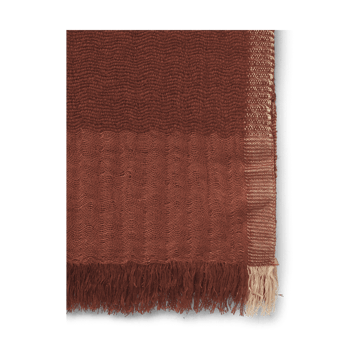 Koc Weaver 120x170 cm - Czerwono-brązowy - Ferm Living