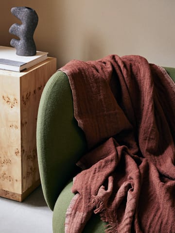 Koc Weaver 120x170 cm - Czerwono-brązowy - Ferm Living