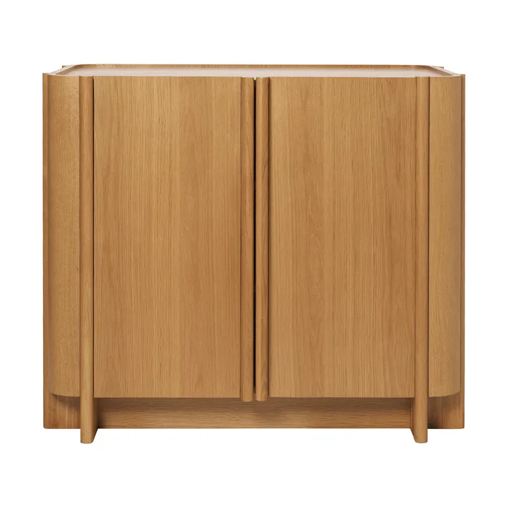 Komoda Tilu - Natural oak, 103x58x90 cm - Ferm Living