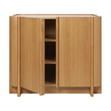 Komoda Tilu - Natural oak, 103x58x90 cm - Ferm Living