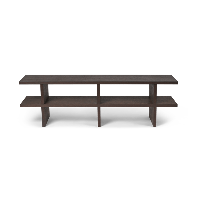 Kona ławka - Dark Stained oak veneer - Ferm Living