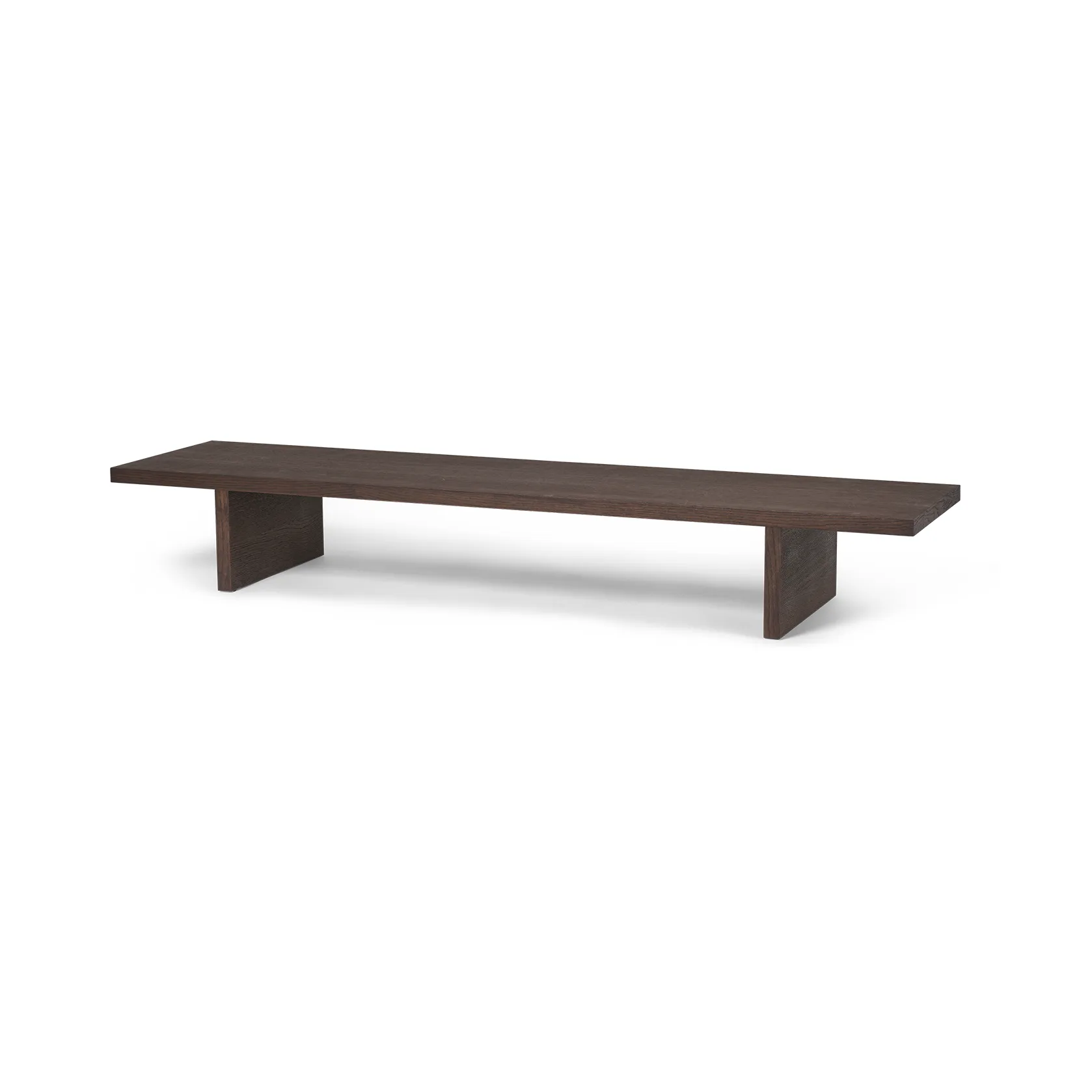 Kona display table boczny stolik, Dark stained oak veneer Ferm Living
