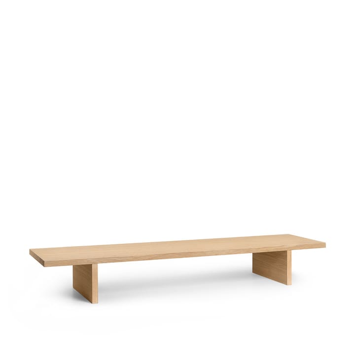 Kona display table boczny stolik - oak Natural veneer - ferm LIVING