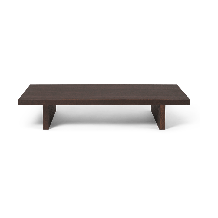 Kona low table boczny stolik - Dark Stained oak veneer - Ferm LIVING