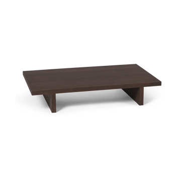 Kona low table boczny stolik - Dark Stained oak veneer - Ferm Living