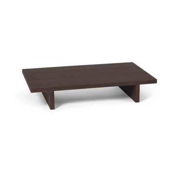 Kona low table boczny stolik - Dark Stained oak veneer - ferm LIVING
