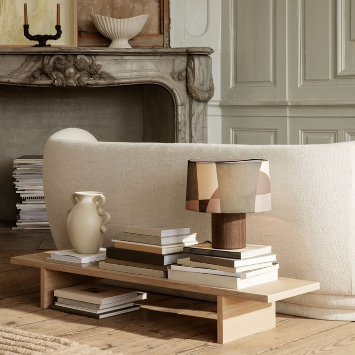 Kona low table boczny stolik, oak Natural veneer Ferm Living