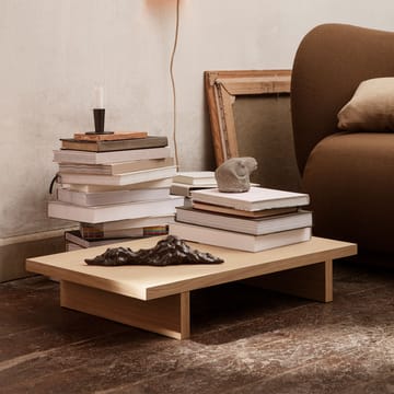 Kona low table boczny stolik - oak Natural veneer - Ferm Living