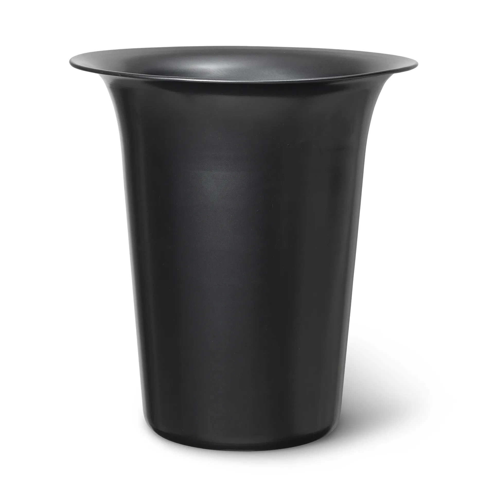 Kosz aluminiowy Spun, wysoki Ø35 cm, Czarne aluminium  Ferm Living