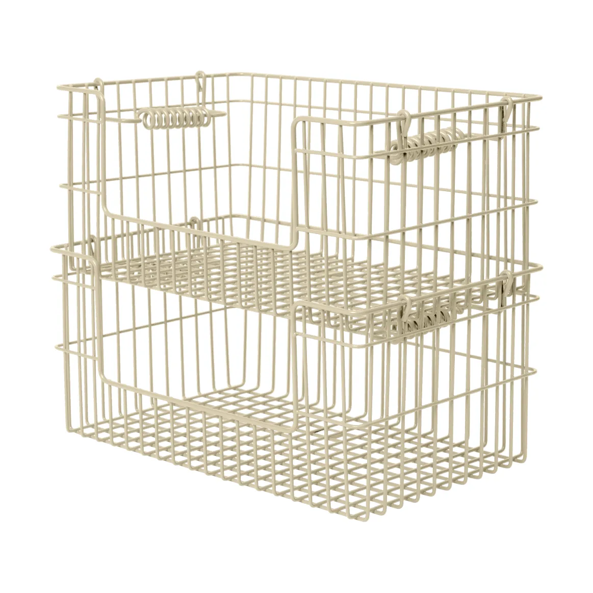 Kosz Cala sztaplowalny 2-pak, Cashmere, 28,7x18x13 cm Ferm Living