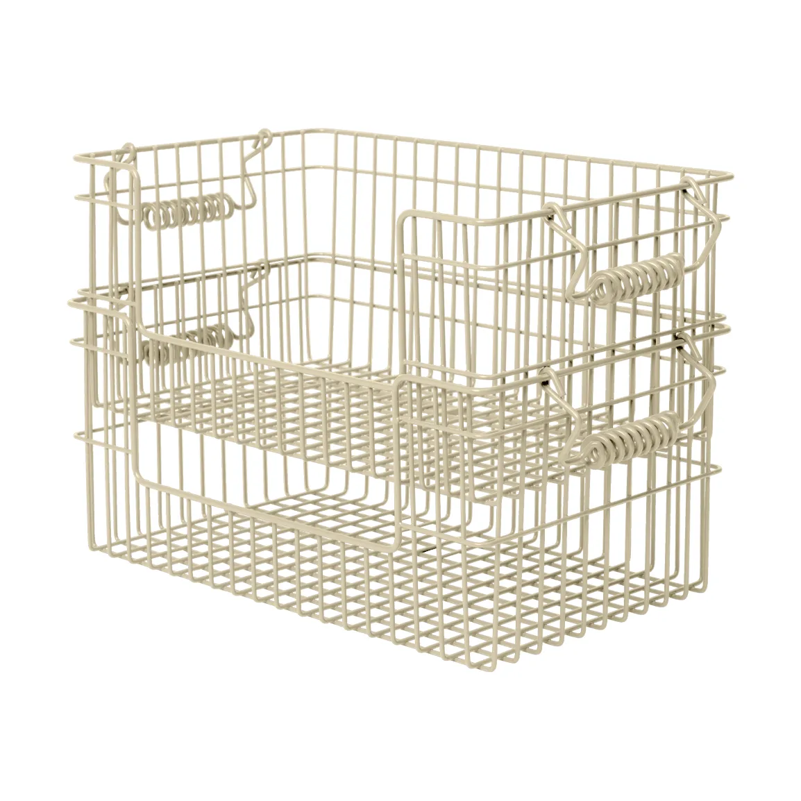 Kosz Cala sztaplowalny 2-pak, Cashmere, 28,7x18x13 cm Ferm Living