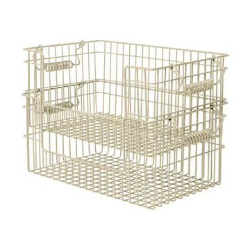 Kosz Cala sztaplowalny 2-pak - Cashmere, 28,7x18x13 cm - Ferm Living