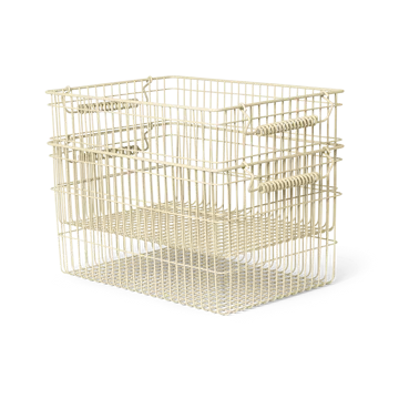 Kosz Cala sztaplowalny 2-pak - Cashmere, 36,2x26,2x20,2cm - Ferm Living