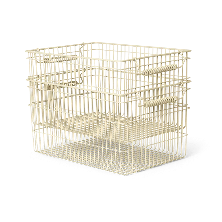 Kosz Cala sztaplowalny 2-pak - Cashmere, 36,2x26,2x20,2cm - Ferm Living
