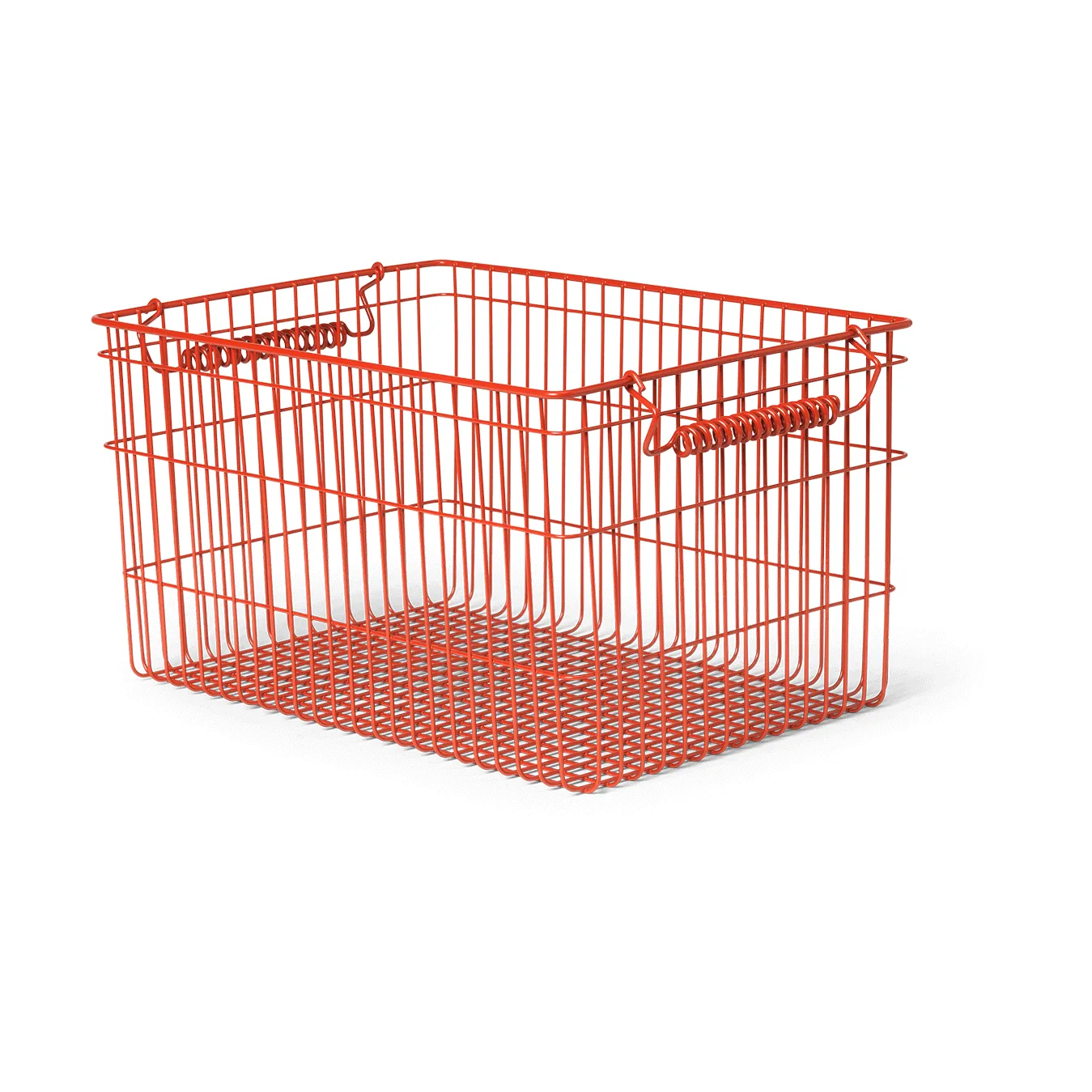 Kosz Cala sztaplowalny 2-pak, Poppy red, 36,2x26,2x20,2cm Ferm Living