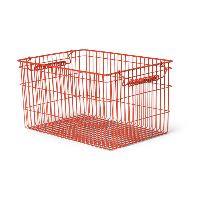 Kosz Cala sztaplowalny 2-pak, Poppy red Ferm Living