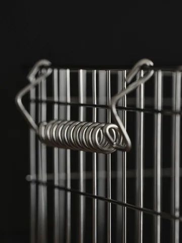 Kosz Cala sztaplowalny 2-pak - Stainless Steel, 36,2x26,2x20,2 cm - Ferm Living